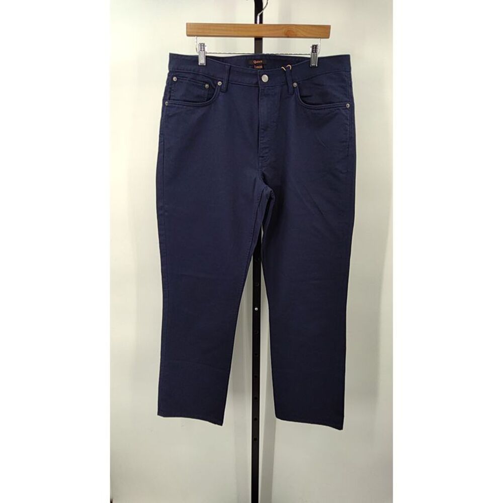 Quince Men Comfort Stretch Traveler 5 Pocket Pants Straight Deep Navy 36